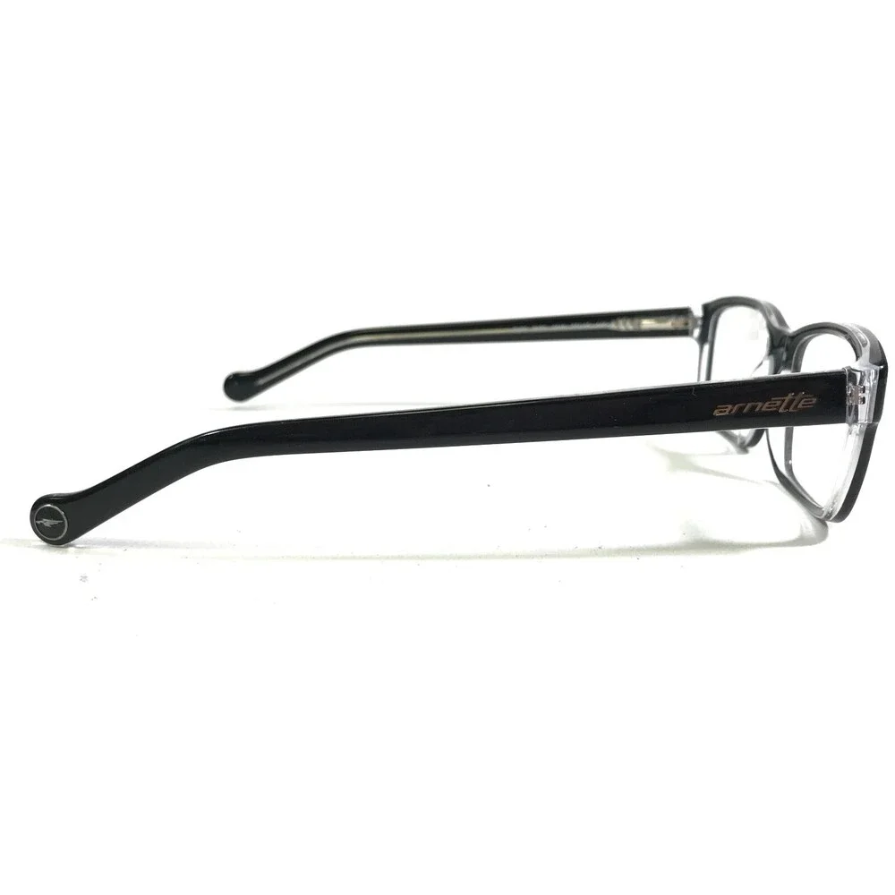 Arnette RIFF 7079 1019 Eyeglasses Frames Black Clear Rectangular 55-18-145